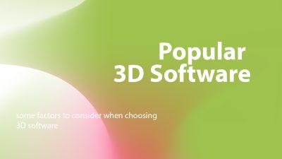 Popular 3D Software