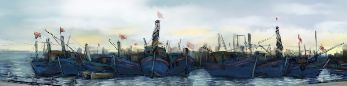 Digital painting project celebrating Viettel’s 12th anniversary.